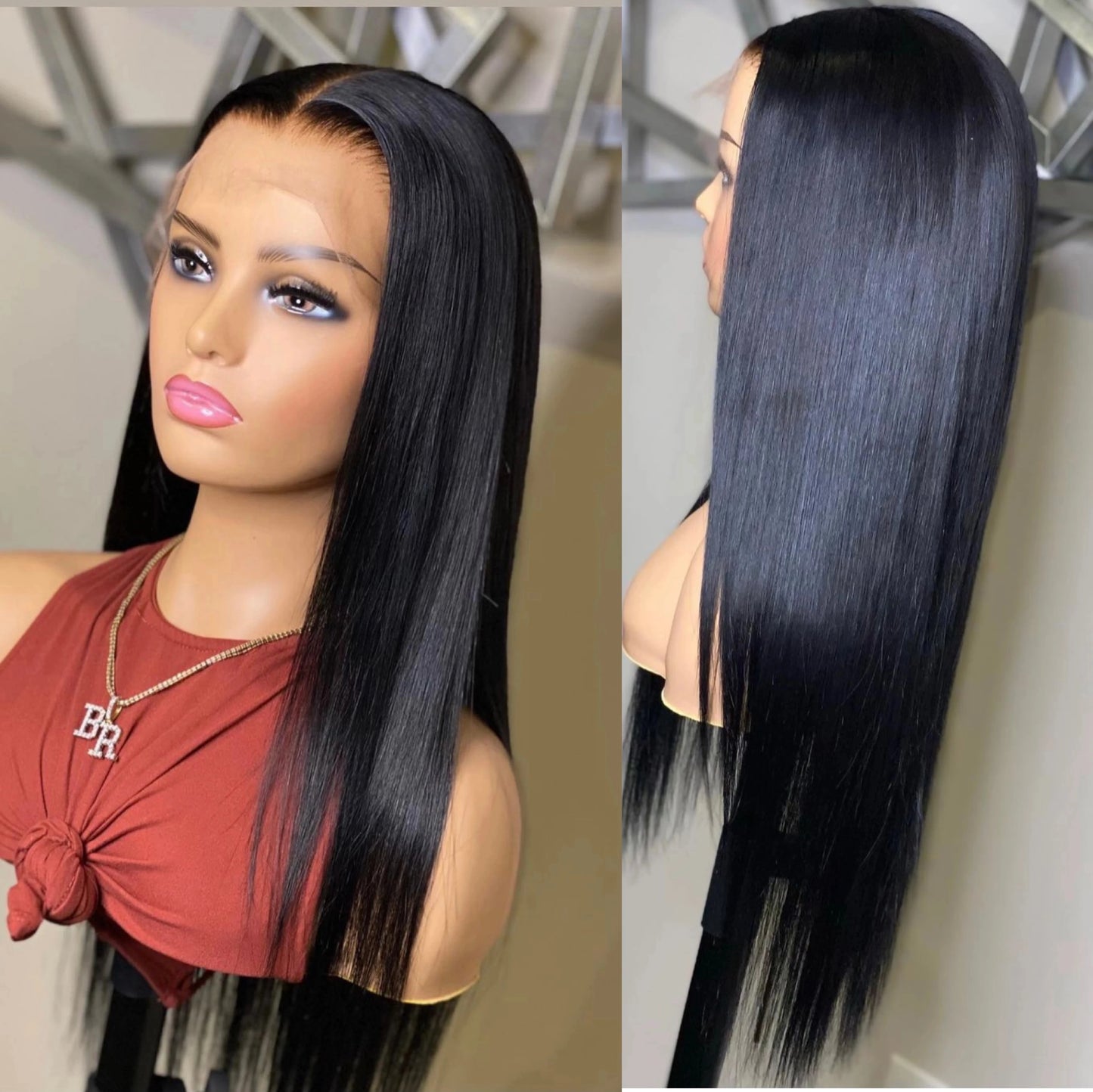 Silk Base Full Lace Human Hair Pre Plucked Wigs -Silky HD Transparent