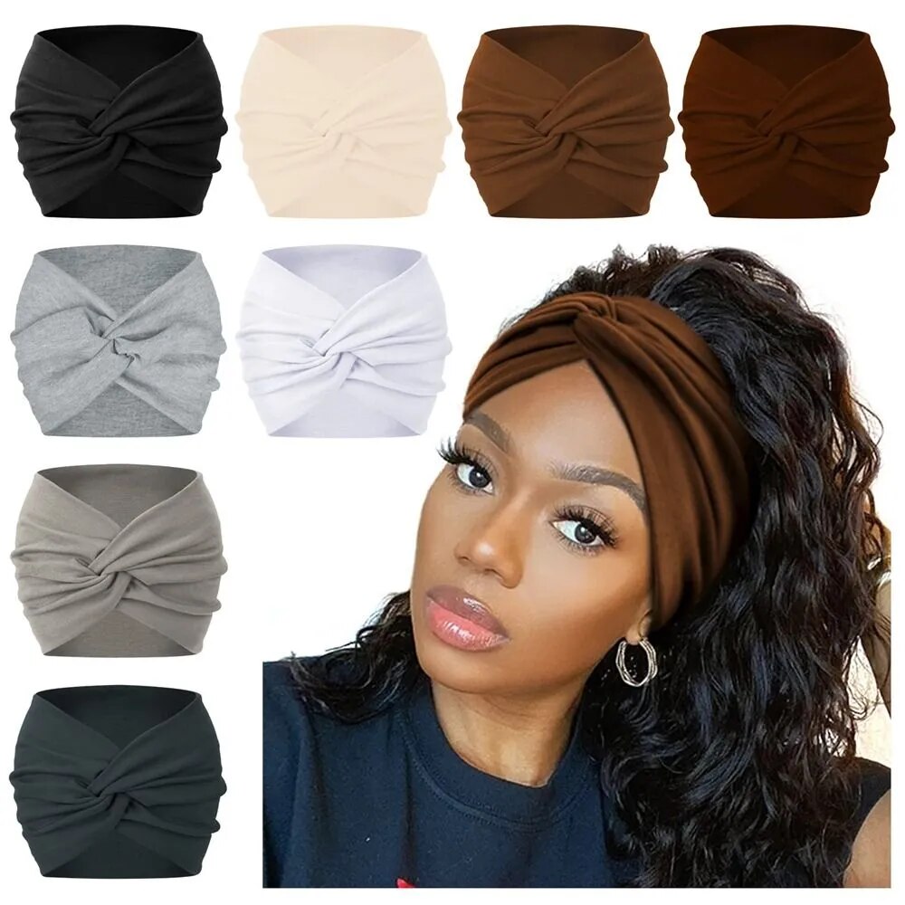 Twisted Extra Large Thick Wide Turban Headbands