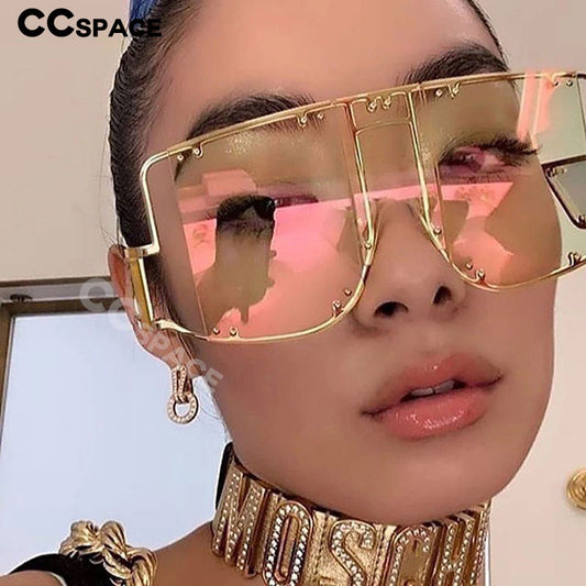 46215 Square Oversized Mirror Sunglasses