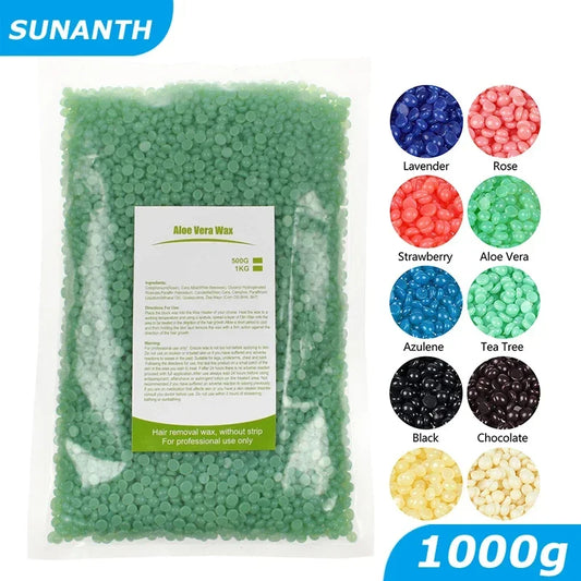 1000g/500g Hairs Removal Wax Beans