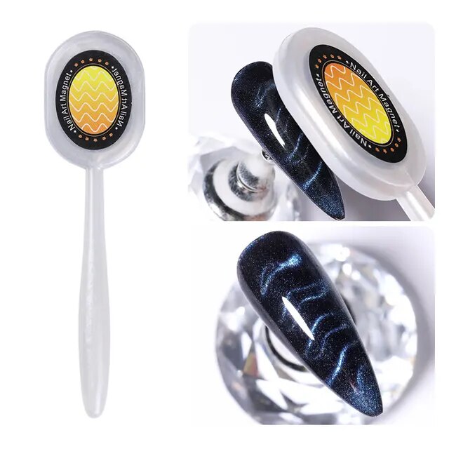 2 in 1 Double Headed Nail Art Magnet Stick 9D Cat Magnetic Pen Tools