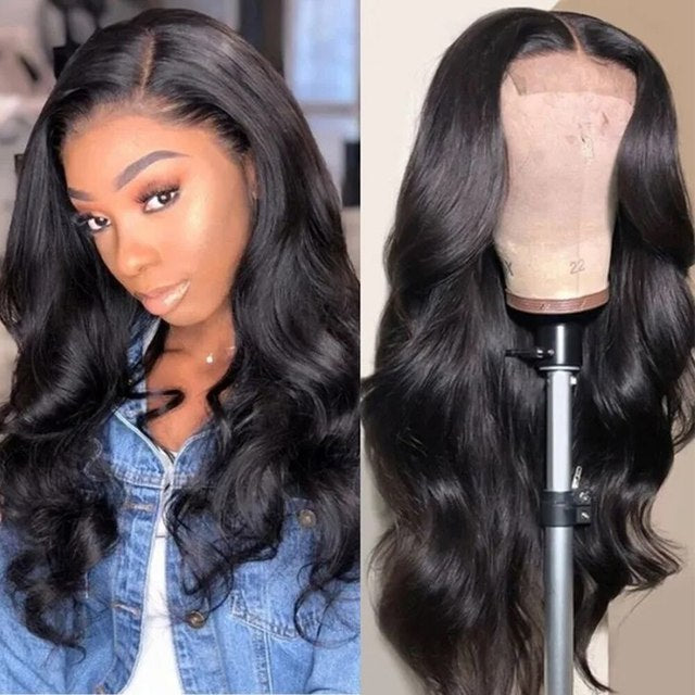 Full Lace Human Hair Wigs With Baby Hair Pre Plucked With Baby Hair