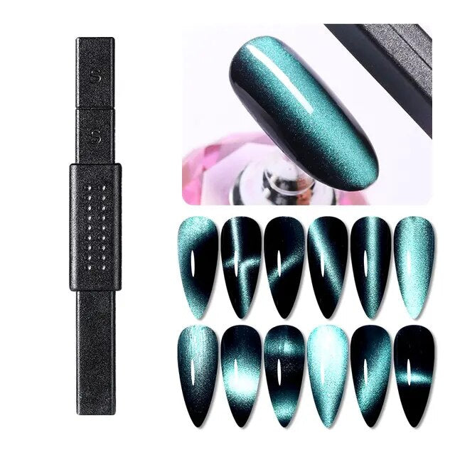 2 in 1 Double Headed Nail Art Magnet Stick 9D Cat Magnetic Pen Tools
