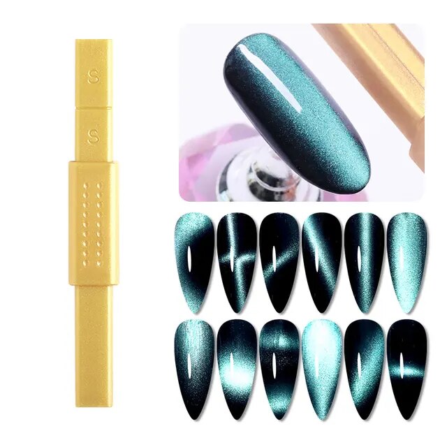 2 in 1 Double Headed Nail Art Magnet Stick 9D Cat Magnetic Pen Tools