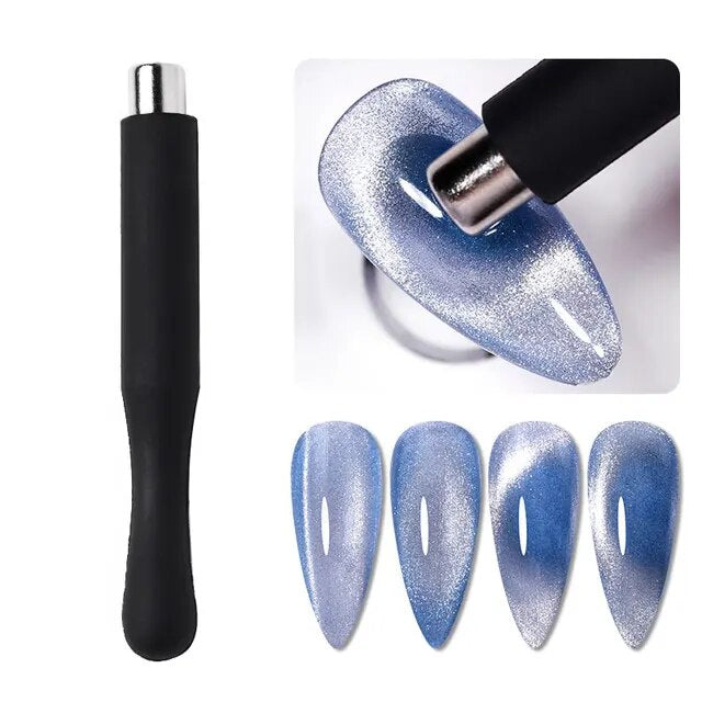 2 in 1 Double Headed Nail Art Magnet Stick 9D Cat Magnetic Pen Tools