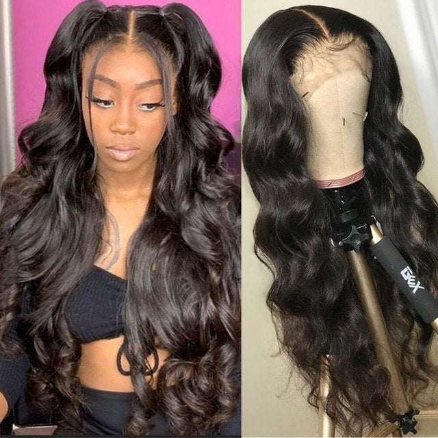 Full Lace Human Hair Wigs With Baby Hair Pre Plucked With Baby Hair