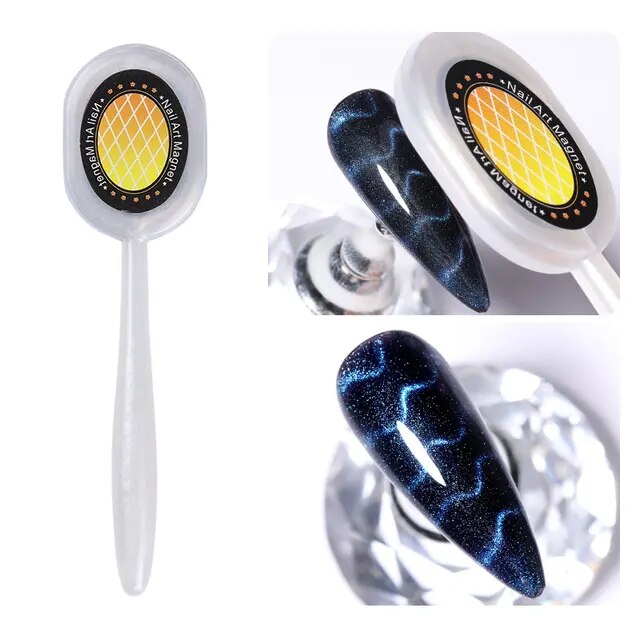 2 in 1 Double Headed Nail Art Magnet Stick 9D Cat Magnetic Pen Tools