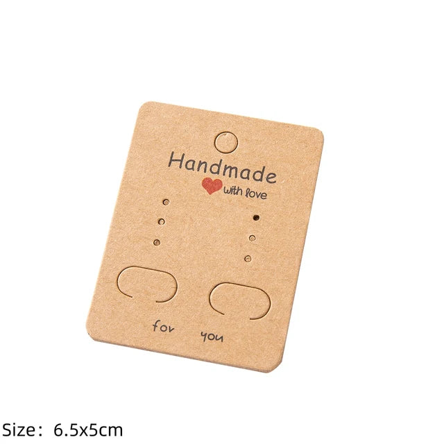 50pcs Earring Display Cards