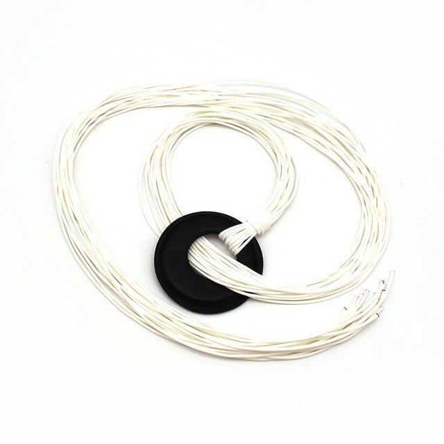 D&D Handmade Punk Leather Pendant Necklaces