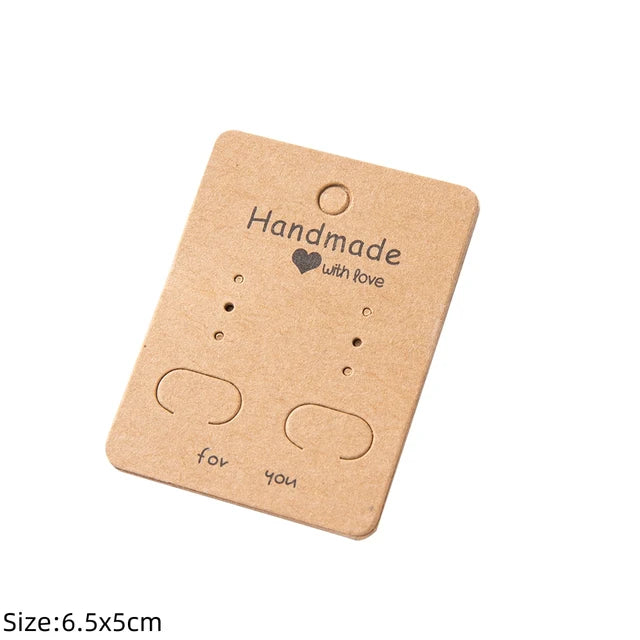 50pcs Earring Display Cards