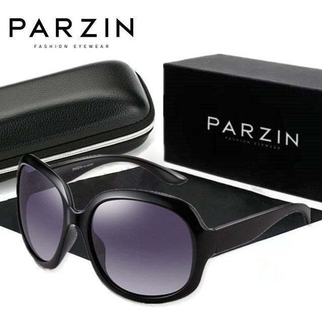 PARZIN Luxury Polarized Sunglasses Black With Packing PZ18|