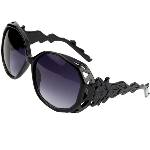 Oversized Spider Polygon Frame Sunglasses