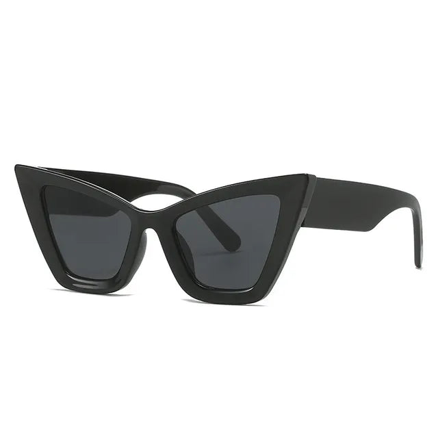 Oversized Cat Eye Modern Retro Sunglasses with UV400