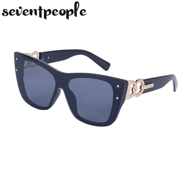 Rimless Cat Eye Luxury Design Frameless Sunglasses