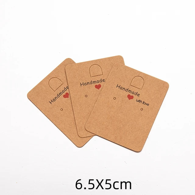 50pcs Earring Display Cards