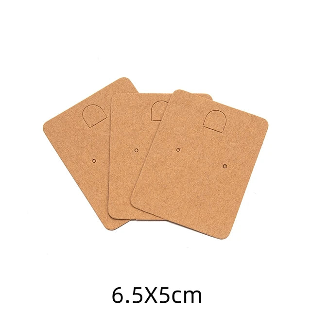 50pcs Earring Display Cards