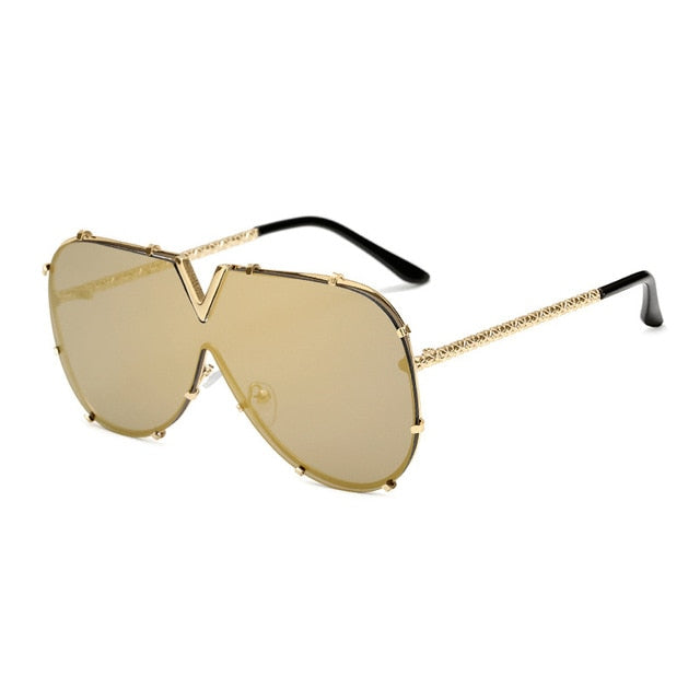 Fashion Oversized Sunglasses-Style Oculos De Sol Uv400 O2