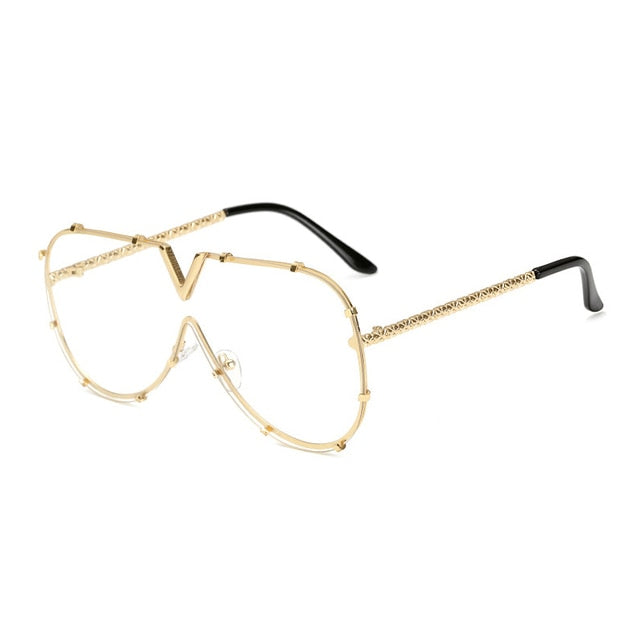 Fashion Oversized Sunglasses-Style Oculos De Sol Uv400 O2