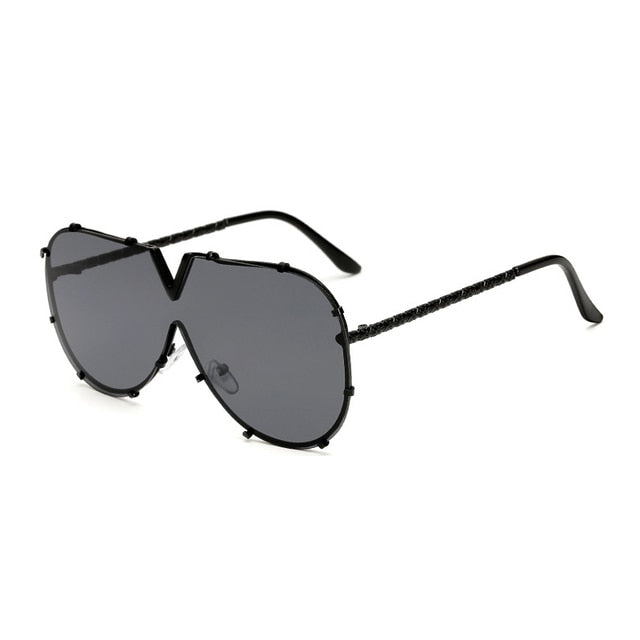 Fashion Oversized Sunglasses-Style Oculos De Sol Uv400 O2