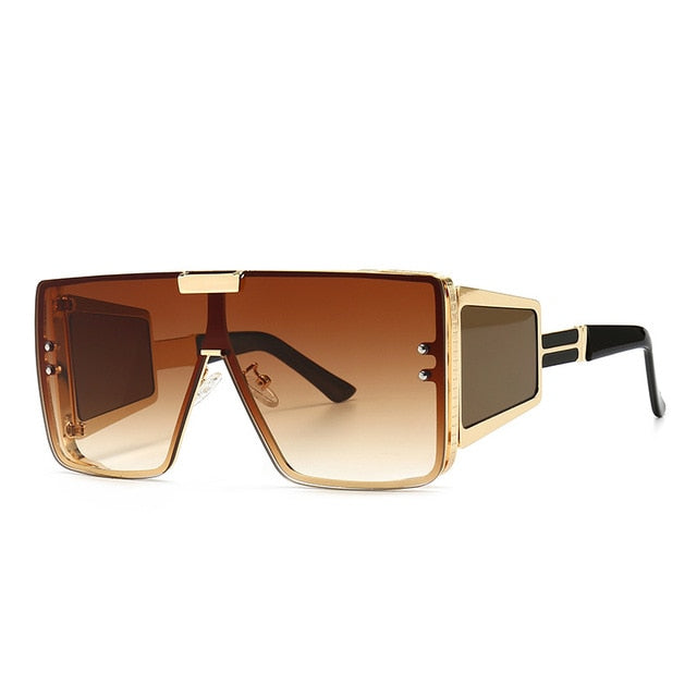 Oversized One Lens Goggle Sunglasses--Retro Fashion Shades Uv400 Vintage