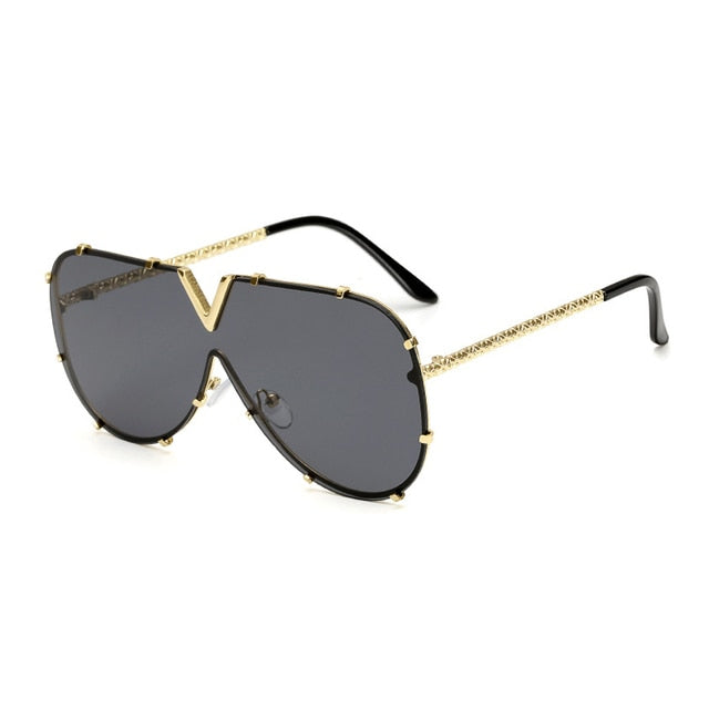 Fashion Oversized Sunglasses-Style Oculos De Sol Uv400 O2