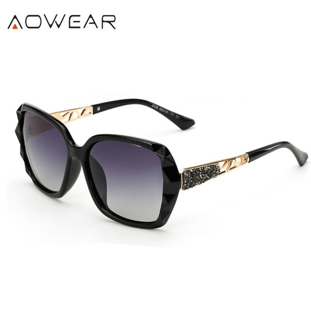 AOWEAR Oversized Sunglasses Women Polarized Square Sunglasses