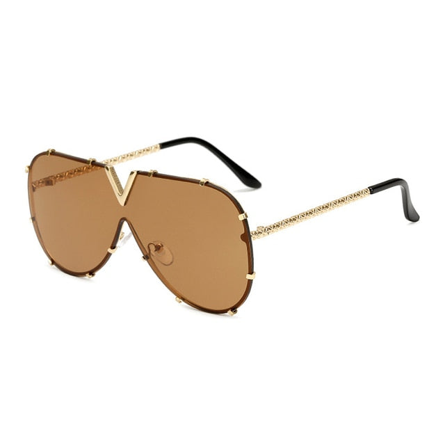 Fashion Oversized Sunglasses-Style Oculos De Sol Uv400 O2