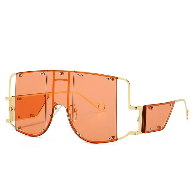 46215 Square Oversized Mirror Sunglasses