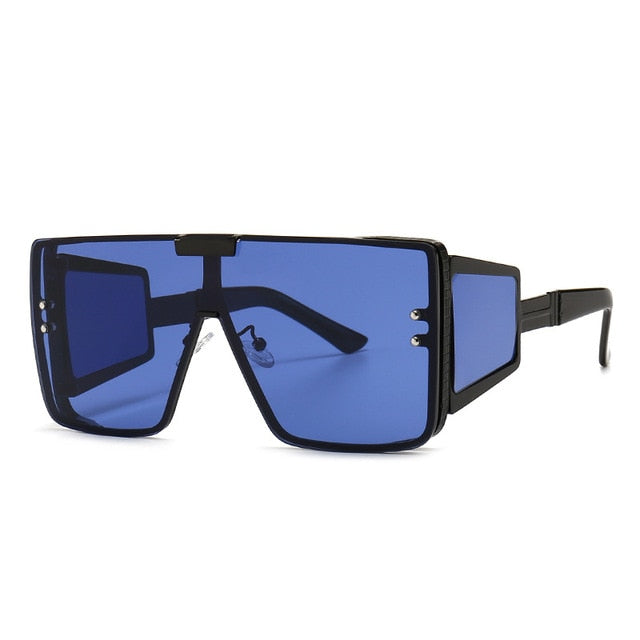Oversized One Lens Goggle Sunglasses--Retro Fashion Shades Uv400 Vintage