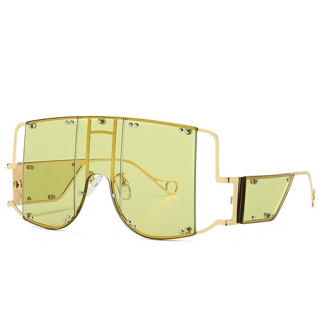 46215 Square Oversized Mirror Sunglasses