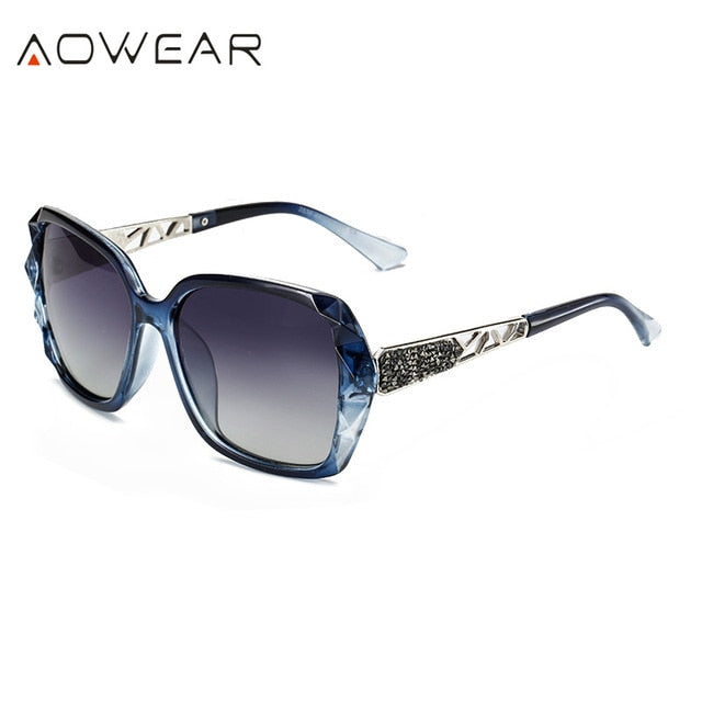 AOWEAR Oversized Sunglasses Women Polarized Square Sunglasses