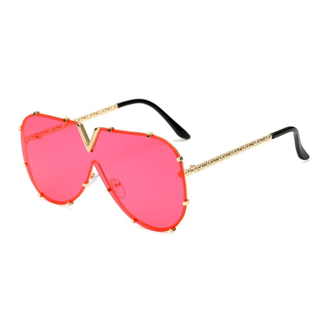 Fashion Oversized Sunglasses-Style Oculos De Sol Uv400 O2