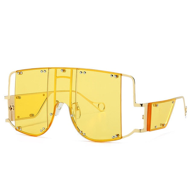 46215 Square Oversized Mirror Sunglasses