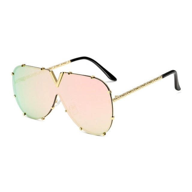 Fashion Oversized Sunglasses-Style Oculos De Sol Uv400 O2