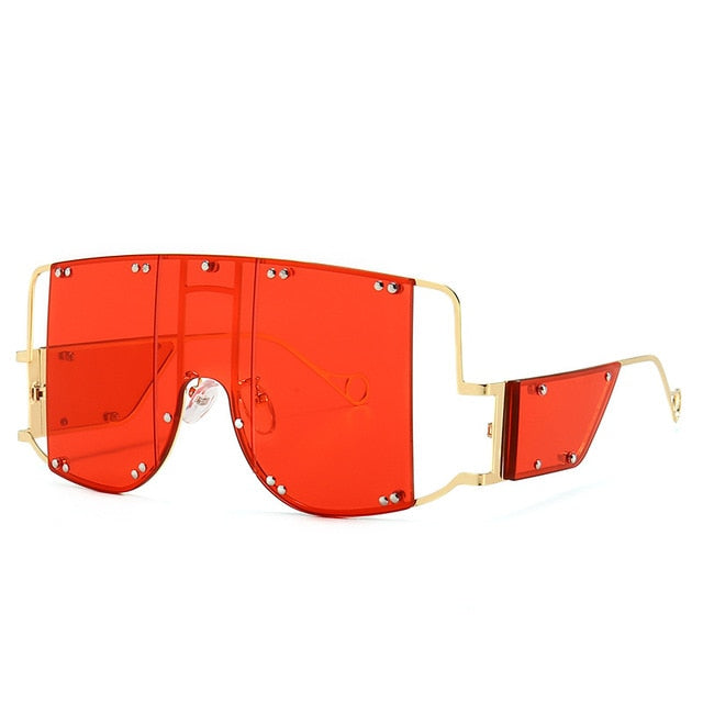 46215 Square Oversized Mirror Sunglasses