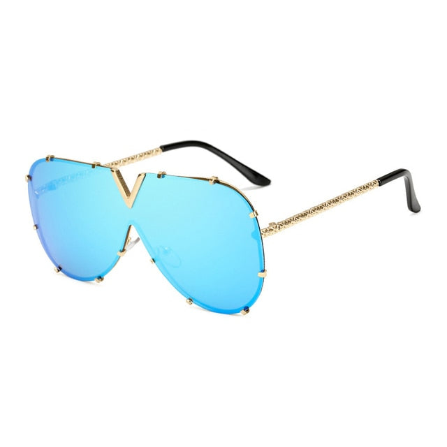 Fashion Oversized Sunglasses-Style Oculos De Sol Uv400 O2