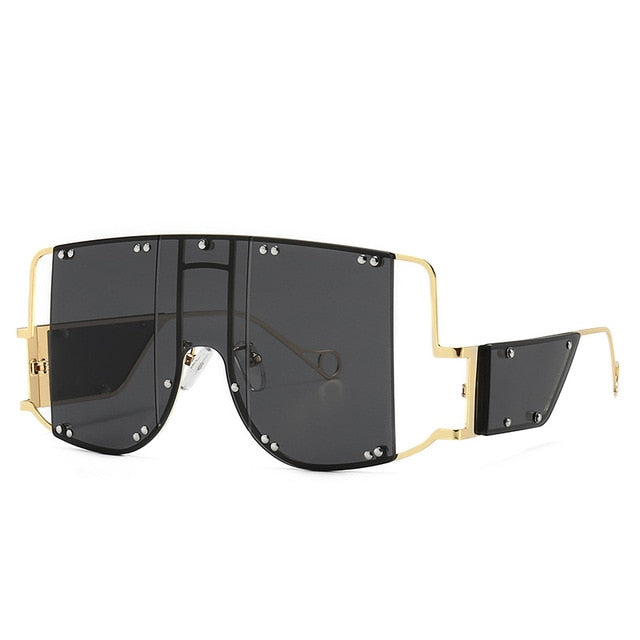 46215 Square Oversized Mirror Sunglasses