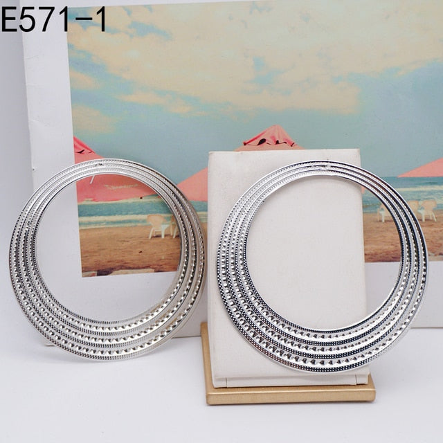 Hoop and Drop Earrings