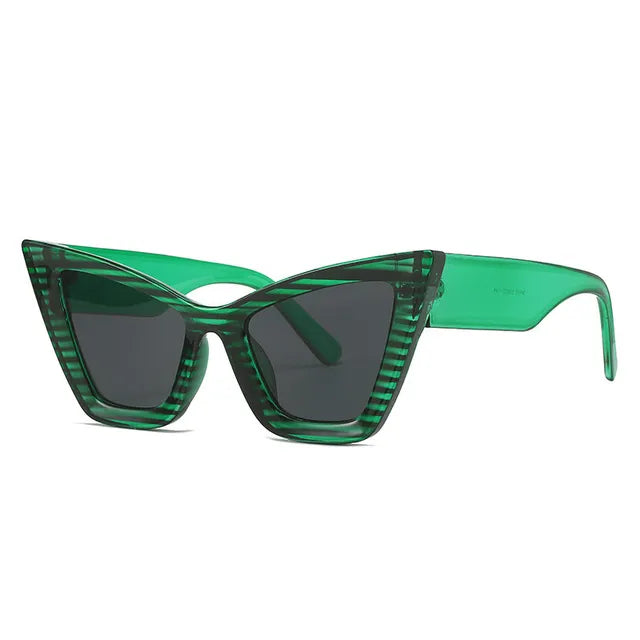 Oversized Cat Eye Modern Retro Sunglasses with UV400