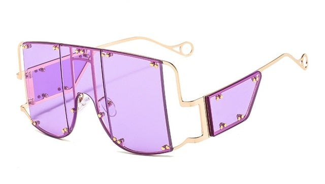 46215 Square Oversized Mirror Sunglasses
