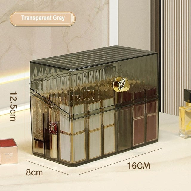Luxury Makeup Brushes Organizer With Lid