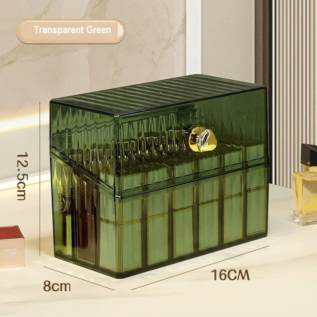 Luxury Makeup Brushes Organizer With Lid