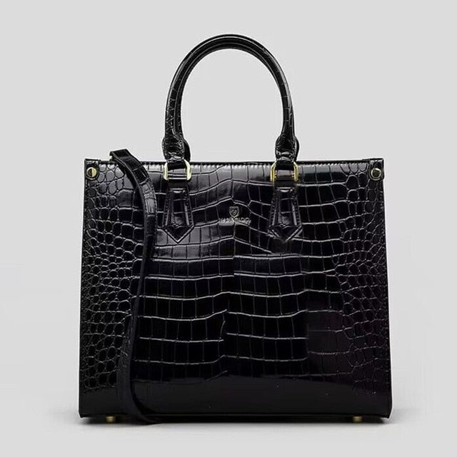 Luxury Fashion Crocodile Leather Women's Handbags
