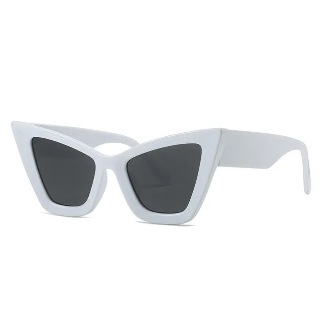 Oversized Cat Eye Modern Retro Sunglasses with UV400