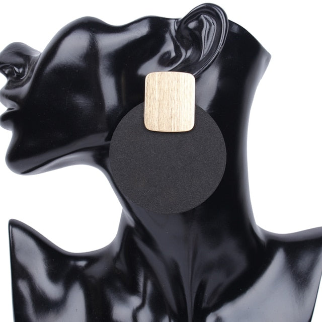YD&YDBZ Punk Big Pendant Earrings