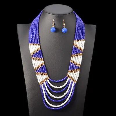 UDDEIN African bead jewelry sets