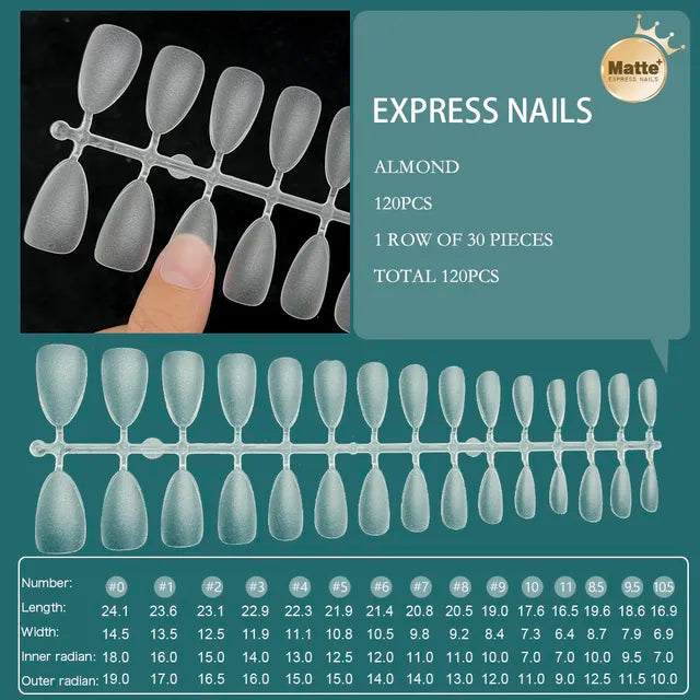 120pcs XXS Super Short Full Cover Sculpted Soft Gel Nail Tips