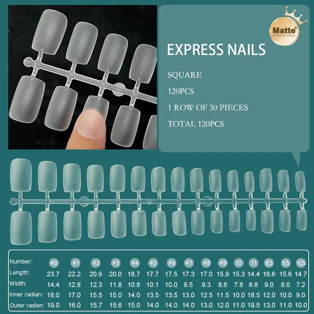120pcs XXS Super Short Full Cover Sculpted Soft Gel Nail Tips