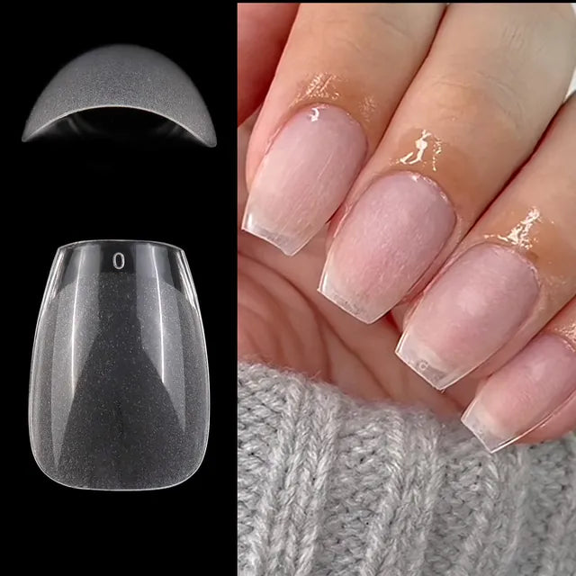 120pcs XXS Super Short Full Cover Sculpted Soft Gel Nail Tips