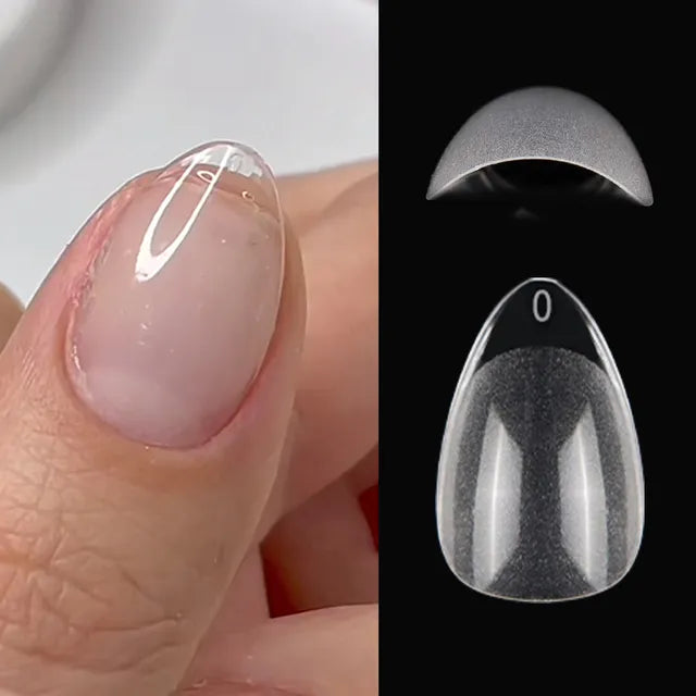 120pcs XXS Super Short Full Cover Sculpted Soft Gel Nail Tips